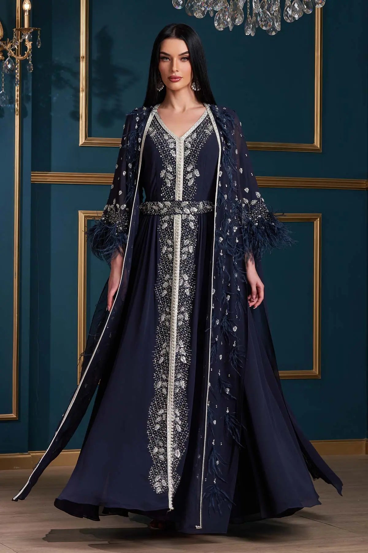 moroccan kaftan evening dress Luxury Moroccan Kaftans Dress for Women