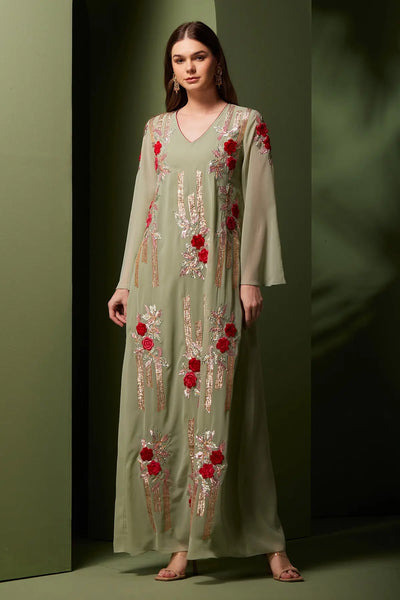 7098 Green DRESSES