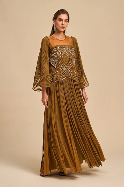 ALTHEA GOWN - GOLD DRESSES