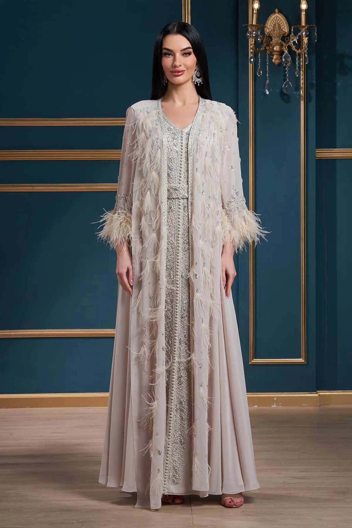 Shaira Fashions | | Ayat Moroccon Kaftan is the perfect luxury Kaftan for your next occasion and Eid Al Adha - 2 Piece set with unique metallic and Shaira Fashions | | Ayat Moroccon Kaftan is the perfect luxury Kaftan for your next occasion and Eid Al Adha - 2 Piece set with unique metallic and