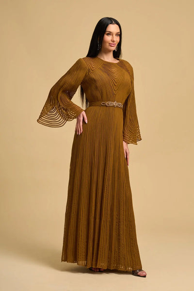 LAYLA GOWN - GOLD DRESSES