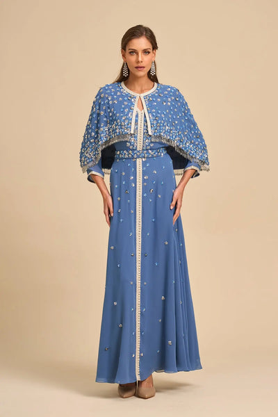 MG 108 KAFTAN - BLUE DRESSES