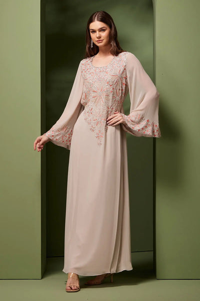 NAJIBA BEIGE KAFTAN DRESSES