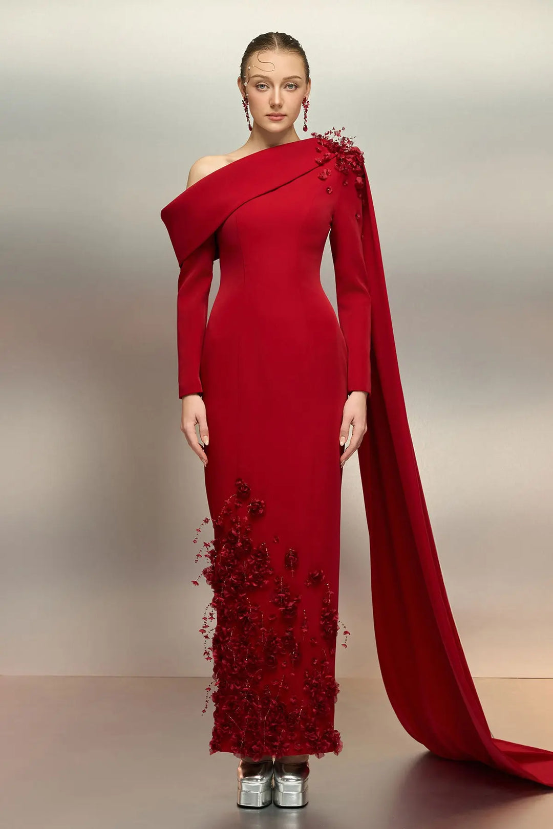 Red Dress Rihanna Elegant Dresses Rihanna Red Dress Grammys 2013 2025