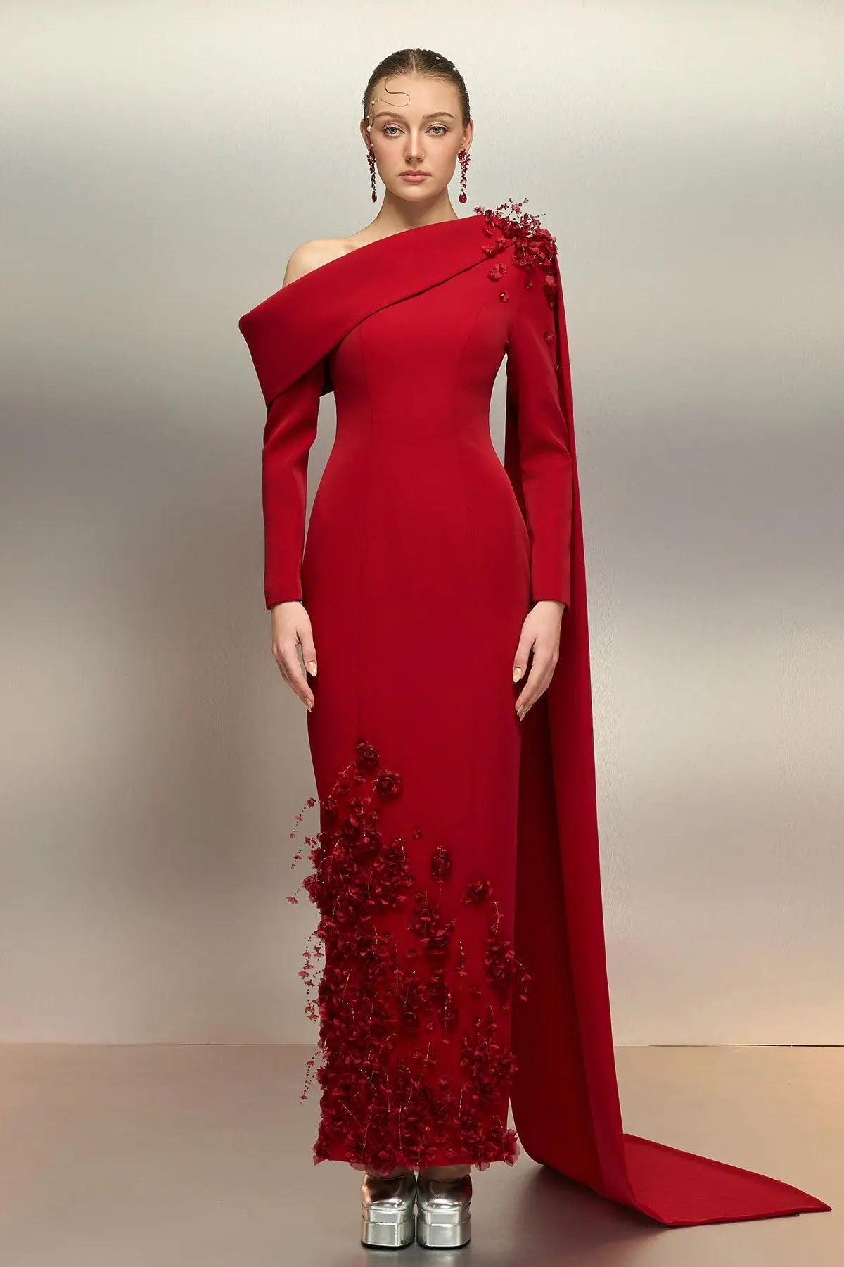 RIHANNA GOWN - RED RIHANNA GOWN - RED