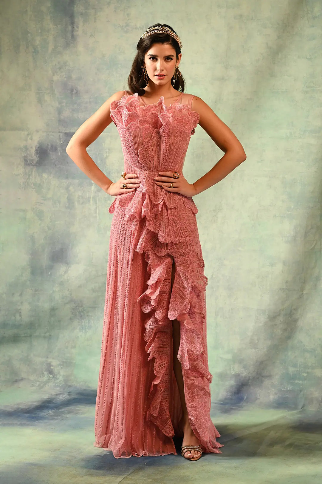 strapless open back dress SHERRI HILL - 56161 - STRAPLESS CORSET GOWN main image 0