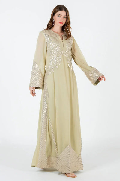 Josephine-A - Jade Green Gold DRESSES