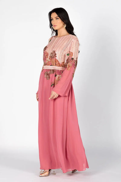 NAUF LOTUS PINK KAFTAN DRESSES